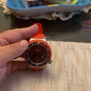 Men's Red Dive Watch